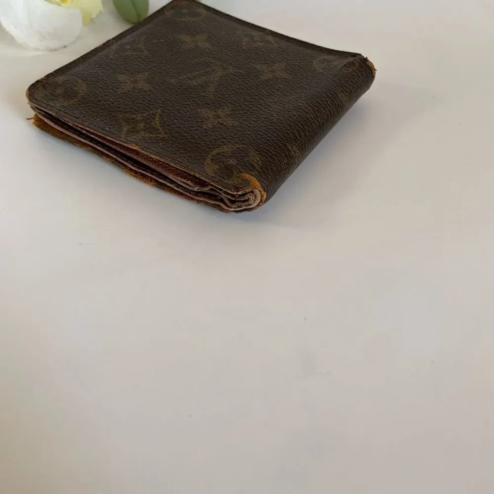 Authentic Louis Vuitton Monogram Bifold Wallet Mens